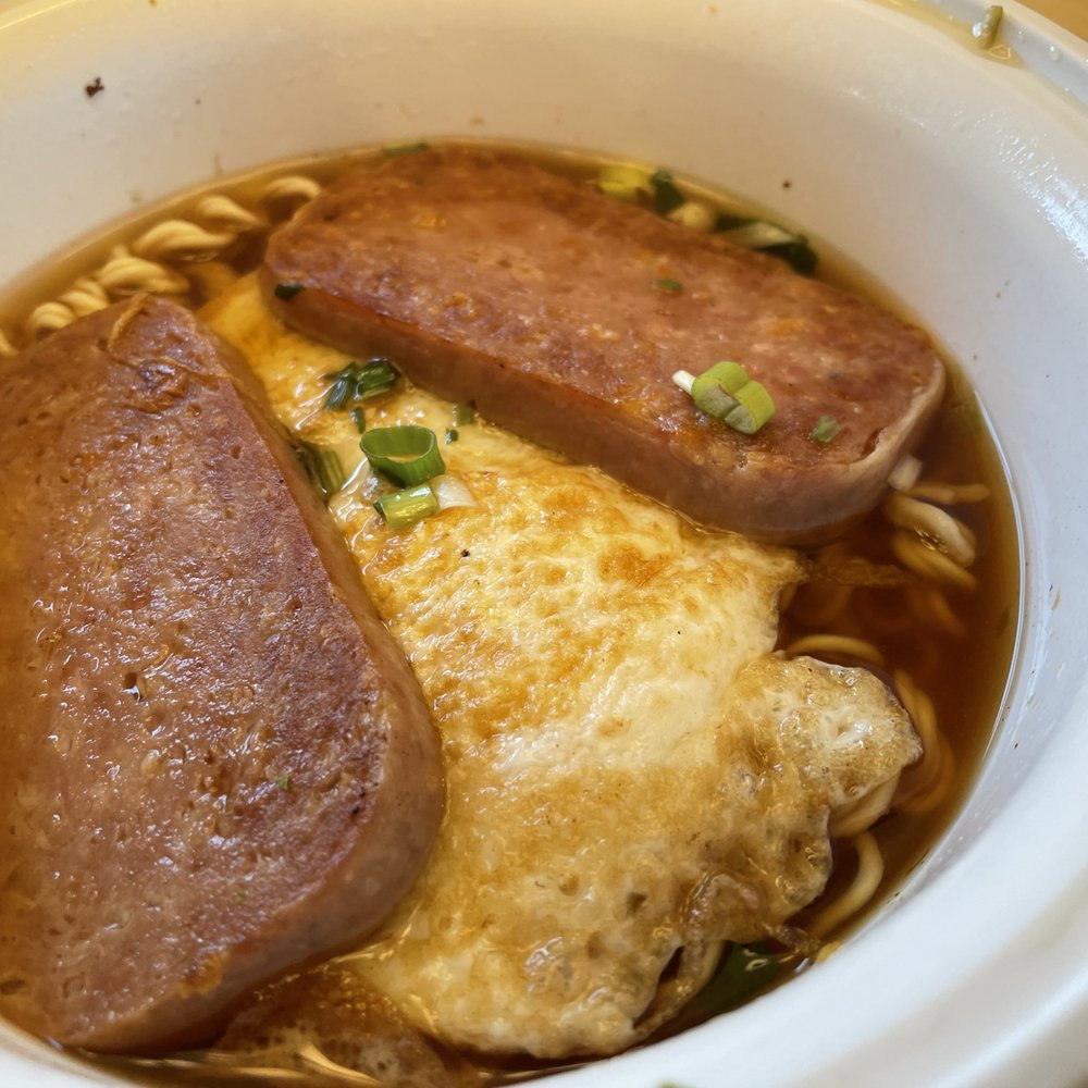 Jimmy's Tea House - Egg & Luncheon Meat Instant Noodle: reminding me of the delights had back in Hawaii! - Tea Rooms Near Me - Richmond, British Columbia