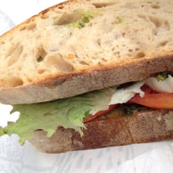 Stockholm Fiskmarknad Sturehof - Same sandwich but on fresh sliced bread.