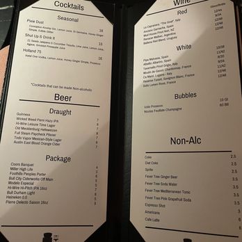 The Waiting Room - Cocktail menu - Lounges Near Me - Durham, North Carolina
