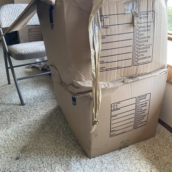 On the Move: Moving and Storage - Old, used, worn out boxes. We paid for new boxes. - Movers Near Me - La Vergne, Tennessee On the Move: Moving and Storage - Old, used, worn out boxes. We paid for new boxes. - Movers Near Me - La Vergne, Tennessee