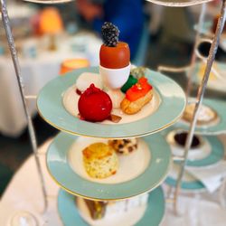 Fortnum and Mason: Diamond Jubilee Tea Salon - Savory tea time set