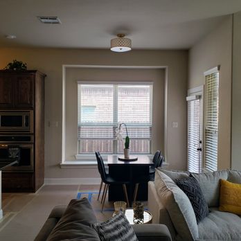 Patterson Painting Services - Kitchen Cabinets + Dining Area Before - Painters Near Me