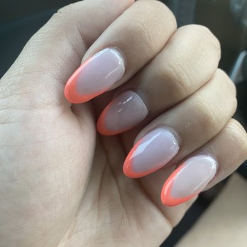 Lacquer Nails And Spa Tempe - The pinky nail she "fixed" notice the shape - Nail Salons Near Me - Tempe, Arizona