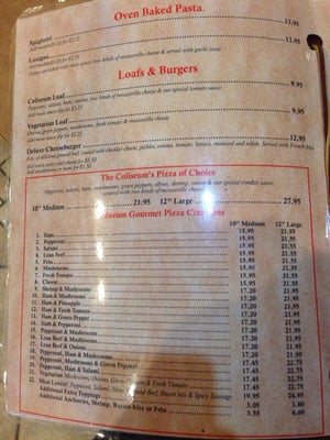 Menu photo 3 Coliseum Pizza & Steak Edmonton, AB