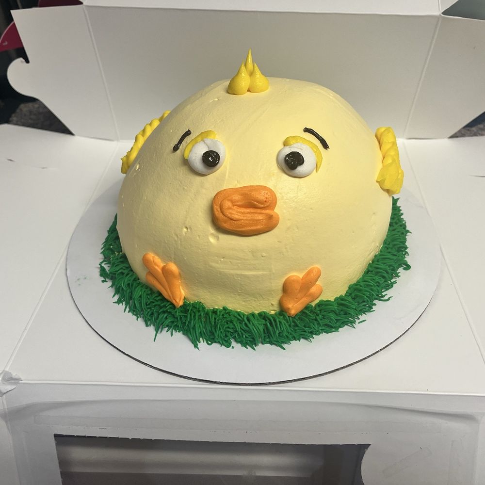 Baskin-Robbins - We ordered the chick cake and asked them to make it look more like a duck - super duper cute! - Ice Cream & Frozen Yogurt Near Me - Oxnard, California