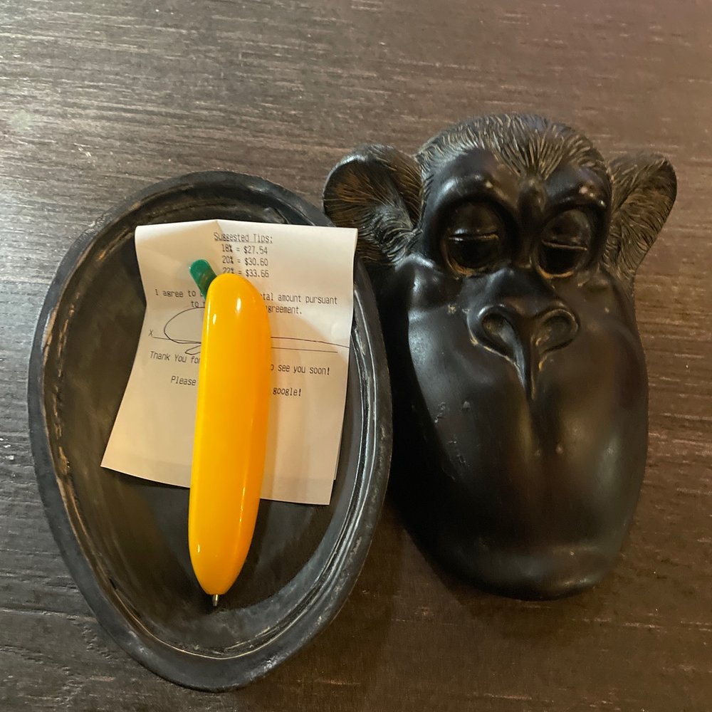 Four Monkeys - Banana pen hilarious - Indian Near Me - Summit, New Jersey