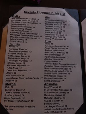 Menu photo 2 Seventy7Lounge Culver City, CA Menu photo 2 Seventy7Lounge Culver City, CA