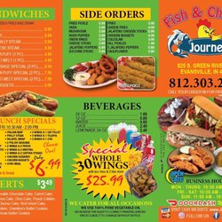 Journey Fish Chicken Gyros - Menu