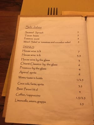 Menu photo 8 Pensavo Peggio Florence, FI Menu photo 8 Pensavo Peggio Florence, FI