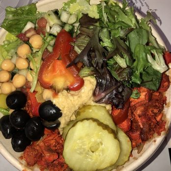 Kebab Express - Grilled Chicken Rice Bowl with All the Toppings - Kebab Near Me - New York, New York Kebab Express - Grilled Chicken Rice Bowl with All the Toppings - Kebab Near Me - New York, New York