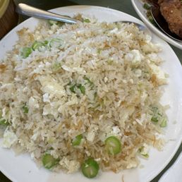 Dry scallops egg white fry rice Dry scallops egg white fry rice