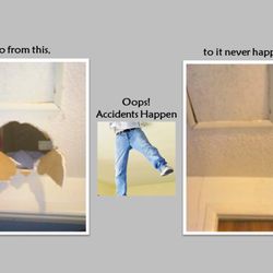 Automated Drywall Service - Accidents do happen. Either by you or a service pro working in your attic.