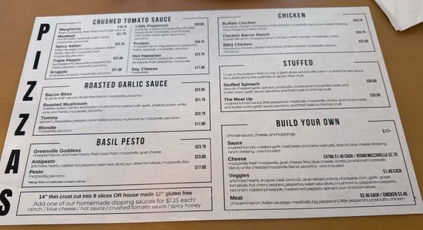 Menu photo 2 Sidewall Pizza Greenville, SC Menu photo 2 Sidewall Pizza Greenville, SC