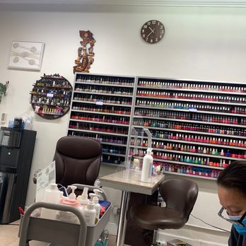 Coco Luxe Nails - Wall Of Polish - Eyelash Service Near Me - Santa Monica, California