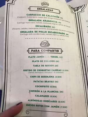 Menu photo 2 Café 1900 Teruel, TE Menu photo 2 Café 1900 Teruel, TE