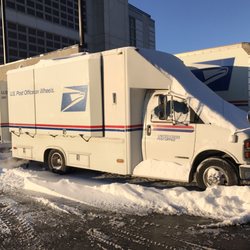 Mobile Van Post Office - Love wintertime