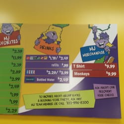 Monkey Joe's - Refreshment Center Menu - Aug 2013