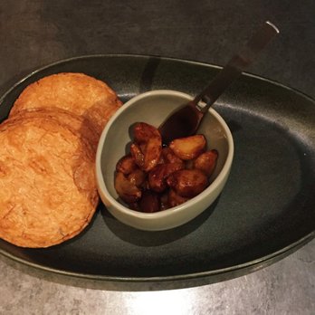 Gaijin - Twice Cooked Garlic (shoyu / rayu / senbei crackers, $9) - Japanese Near Me - Chicago, Illinois Gaijin - Twice Cooked Garlic (shoyu / rayu / senbei crackers, $9) - Japanese Near Me - Chicago, Illinois