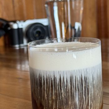 Deer Heart - Cold brew with salted foam - New American Near Me - Haines, Alaska Deer Heart - Cold brew with salted foam - New American Near Me - Haines, Alaska