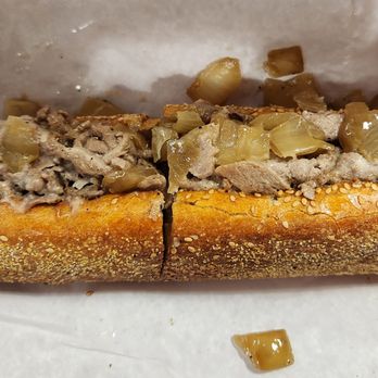 Uncle Gus' Steaks - Onions on top instead of mixed in - Cheesesteaks Near Me - Philadelphia, Pennsylvania Uncle Gus' Steaks - Onions on top instead of mixed in - Cheesesteaks Near Me - Philadelphia, Pennsylvania