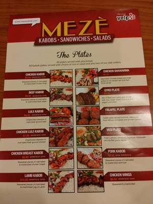 Menu photo 8 Meze Los Angeles, CA