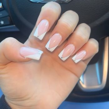 Pretty Nails - French tip - Nail Salons Near Me - Santa Rosa, California