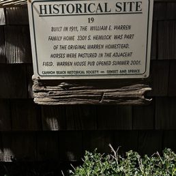 Sign in front of the restaurant