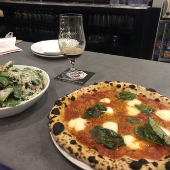 3 Sons Brewing - Pizza and watercress salad - Breweries Near Me - Dania Beach, Florida