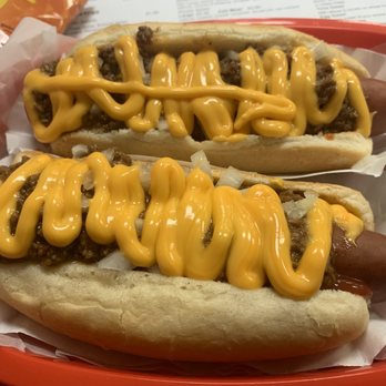 Tom's Dogz & Deli - Nathan's All-Beef Jumbo Dog with chili and cheese added.  5/5 stars, excellent! - Delis Near Me - Greer, South Carolina