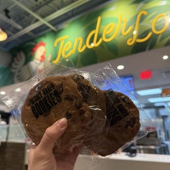 PDQ Plantation - HOMEMADE freshly made in the morning cookies!!!! SOOO GOOOD! And they're huge! - Chicken Shop Near Me - Plantation, Florida PDQ Plantation - HOMEMADE freshly made in the morning cookies!!!! SOOO GOOOD! And they're huge! - Chicken Shop Near Me - Plantation, Florida