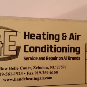 H AND E HEATING AND AIR - 44 Cedar Way Dr, Franklinton, North Carolina -  Heating u0026 Air Conditioning/HVAC - Phone Number - Services - Yelp