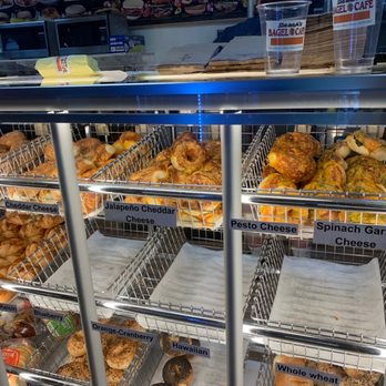 Sarah's Bagel Cafe Idaho - a display case full of donuts - Cafes Near Me - Boise, Idaho Sarah's Bagel Cafe Idaho - a display case full of donuts - Cafes Near Me - Boise, Idaho