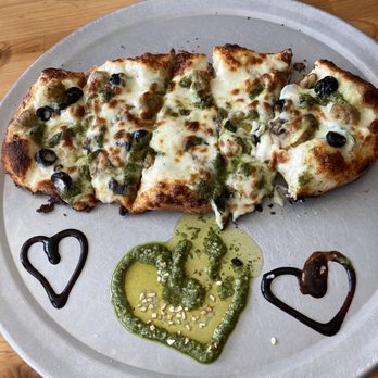 GoodTimes Coal-Fired Pizza & Pub - The Crooked Road minus the onions. Dip a slice in their signature balsamic vinegar and pesto - Pizza Near Me - Big Stone Gap, Virginia GoodTimes Coal-Fired Pizza & Pub - The Crooked Road minus the onions. Dip a slice in their signature balsamic vinegar and pesto - Pizza Near Me - Big Stone Gap, Virginia