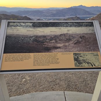 Scenic View Overlook Historic Marker - Gold in the hills - prospecting memorial - Landmarks & Historical Buildings Near Me - Meadview, Arizona