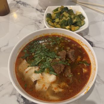 Authentic Hand Pulled Noodle House - D2.braised Short Rib Stewed Knife Sliced Noodles - Noodles Near Me - Decatur, Georgia Authentic Hand Pulled Noodle House - D2.braised Short Rib Stewed Knife Sliced Noodles - Noodles Near Me - Decatur, Georgia