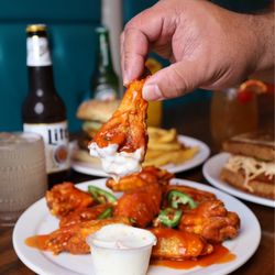 LadyBird Beer Garden - 5 Wings w/Fries