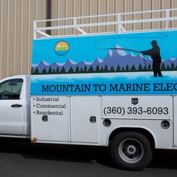 Mountain To Marine Electric - The service truck.