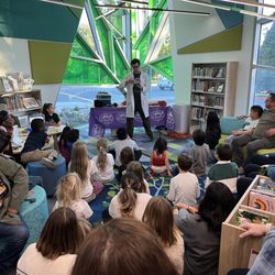 Bob Lucas Memorial Library and Literacy Center - Mad Science show at the renovated Bob Lucas Library in December 2025.