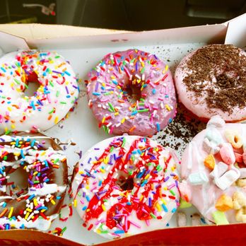 Duck Donuts - Vanilla, blueberry, strawberry, chocolate and lucky charms. - Coffee & Tea Near Me - Pfluegerville, Texas Duck Donuts - Vanilla, blueberry, strawberry, chocolate and lucky charms. - Coffee & Tea Near Me - Pfluegerville, Texas