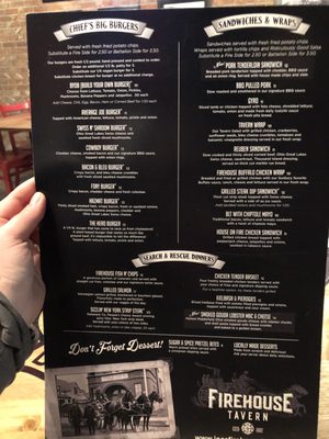 Menu photo 6 Firehouse Tavern Sunbury, OH
