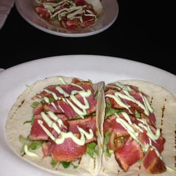 Biggie's - Tuna tacos! These were seriously amazing! - Seafood Near Me - Carlstadt, New Jersey Biggie's - Tuna tacos! These were seriously amazing! - Seafood Near Me - Carlstadt, New Jersey