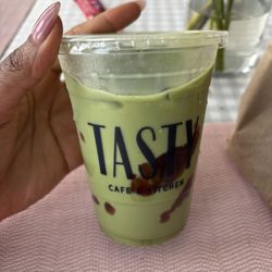 Iced Strawberry Matcha Lattestrawberry