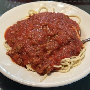 Sorrento's Pizza - Spaghetti with Bread Tuesday Special - Pizza Near Me - San Marcos, California Sorrento's Pizza - Spaghetti with Bread Tuesday Special - Pizza Near Me - San Marcos, California