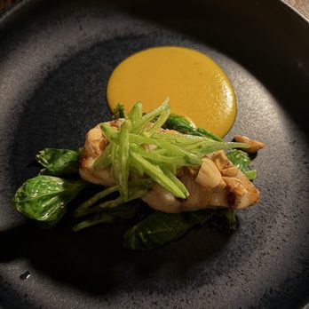 And/Ore - Hamachi, Snow Pea Leaf, Marcona Almond - Cocktail Bars Near Me - Toronto, Ontario