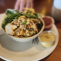 Blooming Grounds Coffee House - Chorizo egg bowl