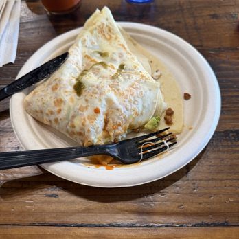 Tallinn Creperia - This is the Mt Rose Crepe. Scrambled egg , chorizo, cheese and avocado - Creperies Near Me - Sparks, Nevada
