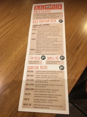 Menu photo 2 Blaze Pizza South Pasadena, CA