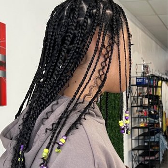 Z Image Salon - Side of head box braids - Hair Salons Near Me - Mobile, Alabama