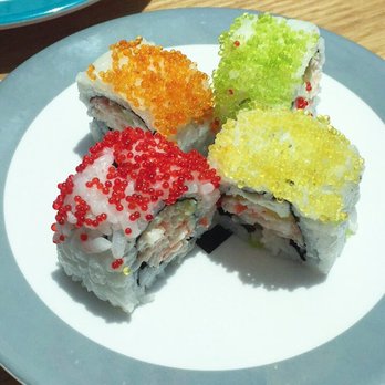 Sushigami - Colorful rolls, couldn't pay enough attention to the name due to the colors on the rolls - Sushi Bars Near Me - Houston, Texas Sushigami - Colorful rolls, couldn't pay enough attention to the name due to the colors on the rolls - Sushi Bars Near Me - Houston, Texas