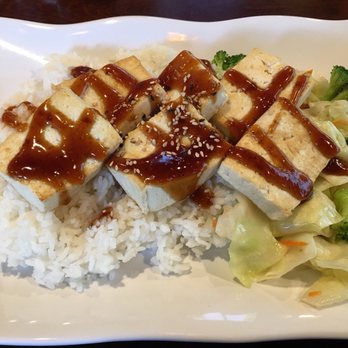 Teriyaki Kitchen - Tofu teriyaki plate with stir-fried vegetables - Japanese Near Me - Houston, Texas Teriyaki Kitchen - Tofu teriyaki plate with stir-fried vegetables - Japanese Near Me - Houston, Texas